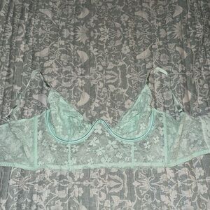 Victoria's Secret Mint Lace Bra